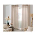 Voilage maya vison 140 x240 cm - enjoy home