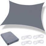 Voile dombrage imperm�able - mich - protection uv - respirant - 3x3 m - toile pour pergola - installation ...