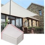 Voile dombrage rectangulaire filet dombrage toile ombrage hdpe respirant protection rayons 90% uv pour ...