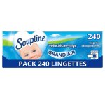 Soupline - lingettes s�che - linge - grand air - bo�te de 20 - casepack - lot de 12