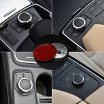 Voiture 3d badge multim�dia souris bouton couverture embl�me pour mercedes benz gla cla gle w176 w246 ...