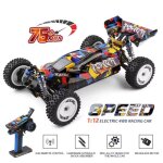 Voiture de course rc �lectrique sans balais 75 km / h rtr 2. 4g 4wd haute vitesse jouets � d�rive tout ...
