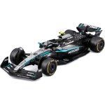 Voiture miniature f1 - burago - mercedes - amg w16 2025 - �chelle 1:43 - argent� / noir - d�tails authentiques ...