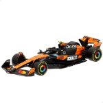 Voiture miniature diecast - burago - mcl39 n�4 lando norris (2025) - �chelle 1:43 - papaye / noire - ...