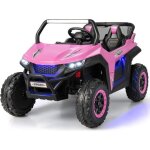 Voiture lectrique enfant 2 places - dreamade - buggy quad 12v - tlcommande - effets lumineux sonores ...