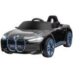Voiture �lectrique pour enfants licence bmw i4 12v avec t�l�commande mp3 musique lumi�res et ceinture ...