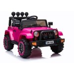 Voiture �lectrique pour enfants. poussette brd - 7588. couleur rose. 12v 4x4. roues en caoutchouc et ...