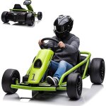 Kart �lectrique enfants 24v quad �lectrique 2 moteurs 300 w fonction drift 13 km / h musique enfants ...