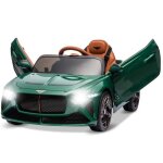 Voiture electronique enfants sous licence bentley bacalar 12v - vert