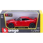 Voiture miniature burago - nissan gt - r 2017 - coloris alatoires - pour enfant de 3 ans et plus