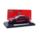 Voiture miniature de collection - bburago - alfa - romeo giulia gtam - 1 / 43 - rosso gta - 2020