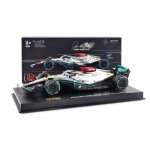Voiture miniature de collection - bburago 1 / 43 - mercedes - amg w13e performance - season car 2022 ...
