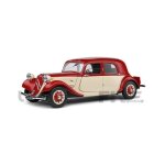 Voiture miniature de collection - citroen traction (1937) - �chelle 1 / 18 - solido - rouge