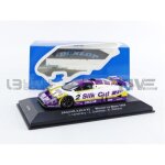 Voiture miniature de collection - ixo 1 / 43 - jaguar xjr 9 silk cut - winner le mans 1988 - violet / ...