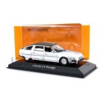 Voiture miniature de collection - maxichamps 1 / 43 - citroen cx - blanc - silver metallic