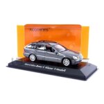 Voiture miniature de collection - maxichamps 1 / 43 - mercedes - benz classe c (s203) - gris