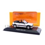 Voiture miniature de collection - maxichamps - peugeot 205 cti cabriolet - blanc - 1 / 43 - 1990 Voiture miniature de collection - maxichamps - peugeot 205 cti cabriolet - blanc - 1 / 43 - 1990