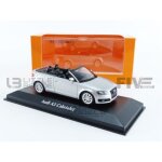Voiture miniature de collection - minichamps 1 / 43 - audi a3 cabriolet - silver - 2007