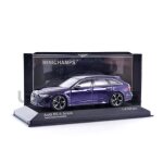 Voiture miniature de collection - minichamps 1 / 43 - audi rs6 avant - purple metallic Voiture miniature de collection - minichamps 1 / 43 - audi rs6 avant - purple metallic