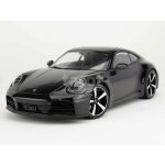 Voiture miniature de collection - minichamps - porsche 911 / 992. 2 carrera 2024 - black metal - �chelle ...