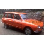 Voiture miniature de collection - norev - citro�n ami 8 break 1975 - �chelle 1 / 18 - t�n�r� orange - ...