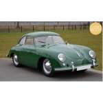 Voiture miniature de collection - norev - porsche 356 coup� (1954) - �chelle 1 / 18 - vert - r�f. 187453 ...