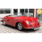 Voiture miniature de collection - norev - porsche 356 speedster - 1954 - rouge - 1 / 18