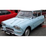 Voiture miniature de collection - norev - citroen ami 6 - 1966 - bleu monte carlo - 1 / 43