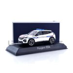 Voiture miniature de collection - norev 1 / 43 - peugeot 2008 police municipale - blanc / bleu / rouge ...