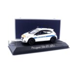 Voiture miniature de collection - norev 1 / 43 - peugeot 208 gti 30th gendarmerie - blanc - 472829