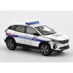 Voiture miniature de collection - norev 1 / 43 - peugeot 3008 police municipale - 2023 - white - 473948 ...