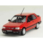 Voiture miniature de collection - norev - peugeot 309 gti 1987 - �chelle 1 / 43 - vallelunga red - mont� ...