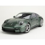 Voiture miniature de collection - norev - porsche 911 / 992 s / t 2023 - malachite green metal - 1 / ...