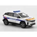 Voiture miniature - peugeot - peugeot 3008 police municipale - blanc - �chelle 1 / 43 - norev