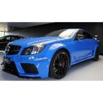 Voiture miniature de collection - solido - mercedes?benz c63 black series - 1 / 43 - bleu - 2012