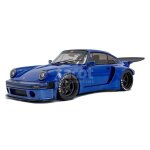 Voiture miniature de collection - solido - porsche 911 ks - r 2022 - �chelle 1 / 18 - bleu dark metal ...
