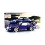 Voiture miniature de collection - werk 83 - porsche 911 (993) rwb - violet - 1 / 18 - adulte