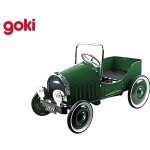 Voiture  pdales - goki - vert - enfant - look rtro - livr mont