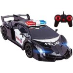 Voiture de police tlcommande super exotique avec phares  del fonctionnels (vhicule de course de ...