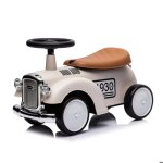 Porteur enfant voiture r�tro classic 1930 - porteur b�b� 1 � 3 ans - blanc - klaxon & coffre - aide � ...