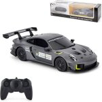 Voiture rc porsche 911 gt2 rs 1:24 licence officielle gris cadeau adulte / enfant