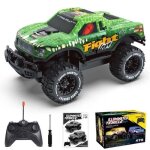 Voiture telecommand monster truck 2. 4ghz 25 km / h voiture radiocommande tout terrain avec led pour ...