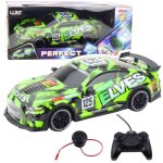 Voiture de sport radiocommand�e - leantoys - leantoys - verte - avec son - plastique