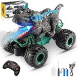 Jouet voiture tlcommande - dinosaure - tout terrain - clairage led - pour enfants 3 - 8 ans
