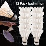 Volants de badmintontr�s durable et stable canard plume volants pour club int�rieur de plein air jeu ...
