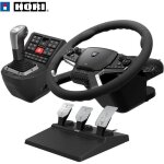 Volant avec bote de vitesses et pdales - hori - pc - inclus truck simulator 2 et american truck simulator ...