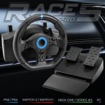 Volant gaming - spirit of gamer - race wheel pro 5 - volant 255 cm - multi - plateforme - rotation 270� ...