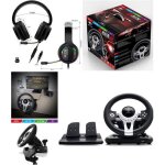 Volant et pdales de jeu vido race pro wheel 2 compatible xbox sries x - s ps4 ps3 switch pc spirit ...