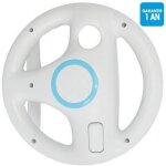 Volant racing pour console wii - mario - blanc
