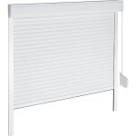 Volet roulant pvc et alu manuel avec sangle motorisable 102x100 cm